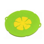 Non-spill multifunctional silicone lid green - Lid