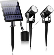 MxM Solar garden lights with solar panel - 2pcs - Garden Lighting