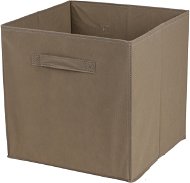 Dochtmann Aufbewahrungsbox für Kallax, Textil, braun, 31 × 31 cm - Aufbewahrungsbox