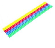 GoDan Plastová brčka – slámky, maxi barevný mix 6,5 × 750 mm, 100 ks - Straw