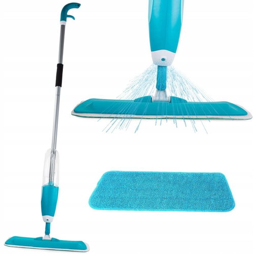 Verk Rotary Flat Mop with Sprayer Blue - Mop - Main image