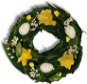 4DAVE Jarní věnec žlutý - Veľkonočná dekorácia