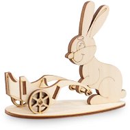ULANIK Stojan na vejce Bunny with a cart - Veľkonočná dekorácia
