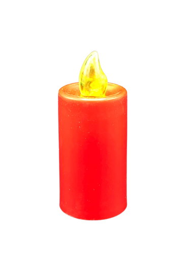 4DAVE LED Kerze rot 4er Set - LED-Kerze - Hauptbild