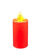 4DAVE LED svíčka červená set 4 ks - LED Candle