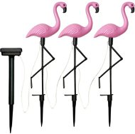 APT ZD50K Garten-Solarlampe Flamingo 3 Stück - Gartenbeleuchtung