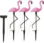 APT ZD50K Garten-Solarlampe Flamingo 3 Stück - Gartenbeleuchtung