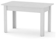 Nejlevnější nábytek Botrange rozkládací bílý - Jídelní stůl