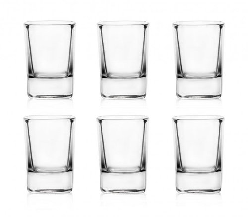 UNIGLASS Set of 6 shots for alcohol Elegant Viva 50 ml - Glass - Main image