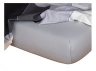 Dadka Jersey sheet grey 90 × 200 × 20 cm - Bedsheet