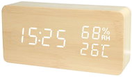 Verk 01772 Multifunctional digital clock with thermometer imitation wood - Table Clock