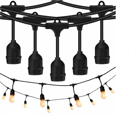 Leventi Venkovní žárovkový světelný řetěz 10 x E27 žárovky - Light Chain - Main image