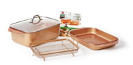 Mediashop Livington Copperline WonderCooker főzőedénykészlet - Edénykészlet