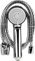 Dochtmann Sprchová hlavice se 3 tryskami a sprchová hadice 150 cm, chromovaná, držák - Sprchová hlavice