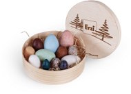 ERZI Set dřevěných dekoračních vajíček - Velikonoční dekorace