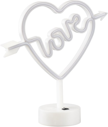 Berger Night table light Led Neon Love Main image Berger Night table light Led Neon Love - Decorative Lighting - Main image