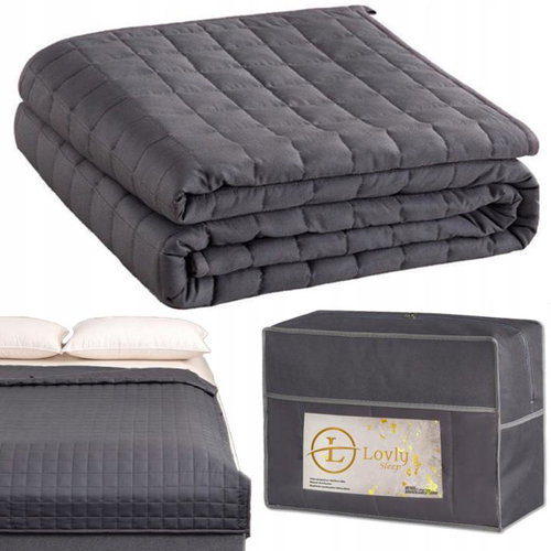MDS Weighted blanket 150 × 200 cm grey 6,8 kg - Weighted Blanket - Main image