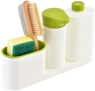 PHgate MU Large dishwashing set green and white - Detergent Holder