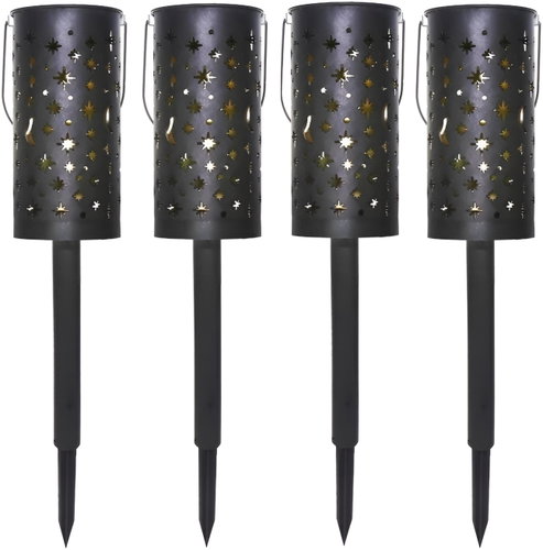 KIK KX4965 Garden solar lamps night sky 4 pcs - Garden Lighting - Main image