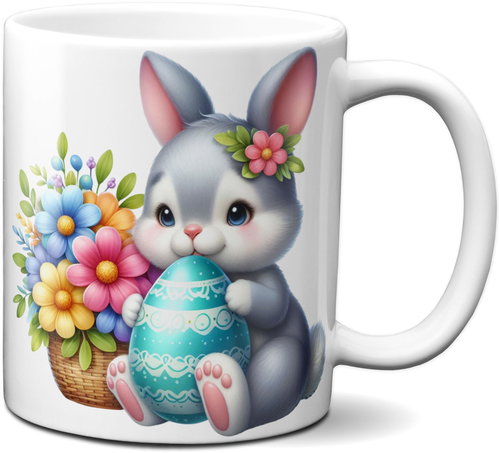 Mug Design Mug Easter Bunny No. 2 white - Mug - Main image