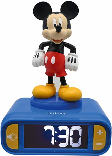 Lexibook Alarm clock with 3D night light Mickey Mouse - Alarm Clock - Main image