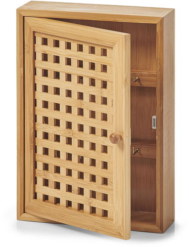 ZELLER Skříňka na klíče bambus 19 × 6 × 27 cm - Skříňka na klíče - Hlavní obrázek