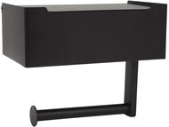 Verk 27133 Toilet paper holder with shelf black - Toilet Paper Holder