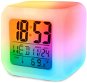 PRONETT Svítící LED budík Chameleon 7 barev - Alarm Clock