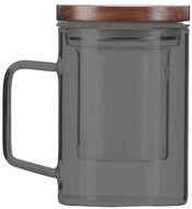 Vialli Design SOHO 9361 Mug with glass infuser 350 ml, graphite - Mug