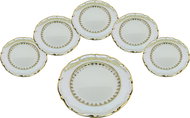 Royal Czech Porcelain - Elegant set of dessert plates 19 cm 6 pieces with design Prague - Set of Plates