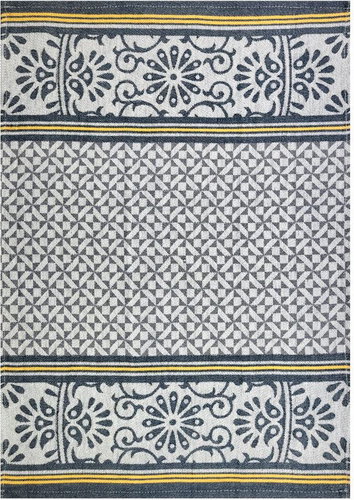 Faro Kitchen towel cotton / jacquard 40 × 60cm yellow - Kitchen Towel - Main image