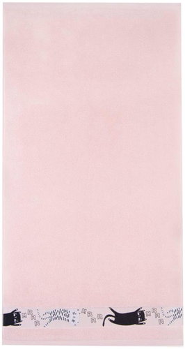4sleep Baby towel 30 × 50 cm, Cats pink - Towel - Main image