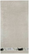4sleep Baby towel 30 × 50 cm, Cats beige - Towel