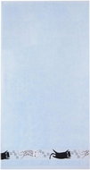 4sleep Baby towel 30 × 50 cm, Cats blue - Towel