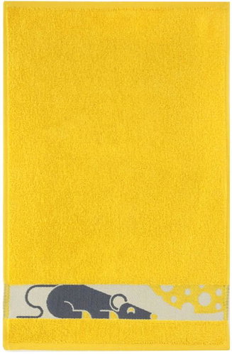 4sleep Baby towel 30 × 50 cm, Mouse yellow - Towel - Main image