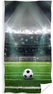 4sleep Baby towel 70 × 140 cm, Soccer green - Children's Bath Towel