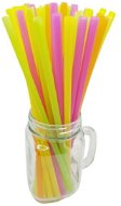 GoDan Plastová brčka - slámky 7 × 280 mm neon 250 ks - Straw