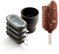Lékué Classic Creamy Súprava silikónových foriem na prípravu zmrzliny v čokoláde - Forma na nanuky