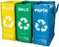 SIXTOL Tašky na tříděný odpad Sort Easy 3 slim, 18 × 30 × 40 cm, 3 × 22 l, 3 ks - Odpadkový koš