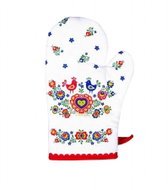 Forbyt Kitchen mitt Folklor red 1 piece - Oven Mitt