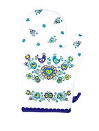 Forbyt Kitchen mitt Folklor blue 1 piece - Oven Mitt