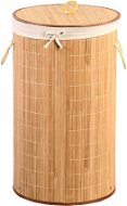 KESPER Koš na prádlo kulatý, bambus, 35 × 60 cm - Koš na prádlo