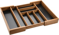 KESPER Extendable cutlery tray, dark bamboo 35-57 cm - Cutlery Tray