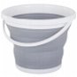 Verk 01545 Skládací silikonový kbelík 10 l šedý - Vedro