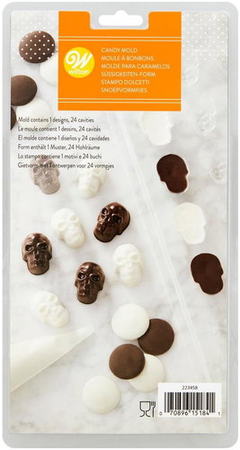 Wilton mini skull chocolate mould - Mould - Main image
