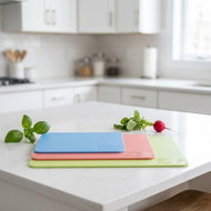 DuraHome Set of 3 pieces SLICE Dinner plates - Cutting Board