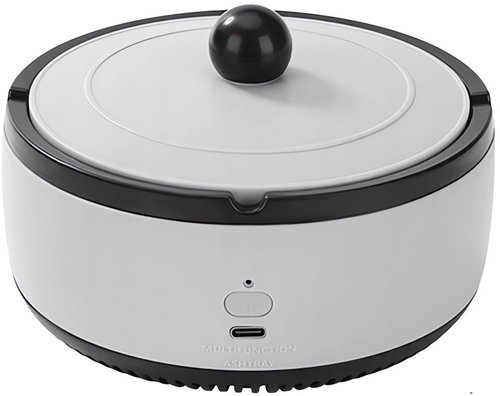 Verk 27207 Smokeless ashtray with air purifier 500 mAh, grey - Ashtray - Main image