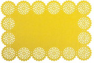 EUROFIRANY Felt placemat Blossom - yellow 30 × 120 - Placemat