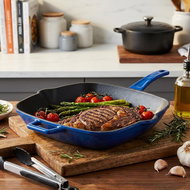 LAVA Metal Cast iron pan, blue, 26 × 26 cm - Pan