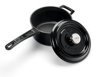 LAVA Metal Cast iron spout, black, capacity 1,35 l, diameter 16 cm - Saucepan